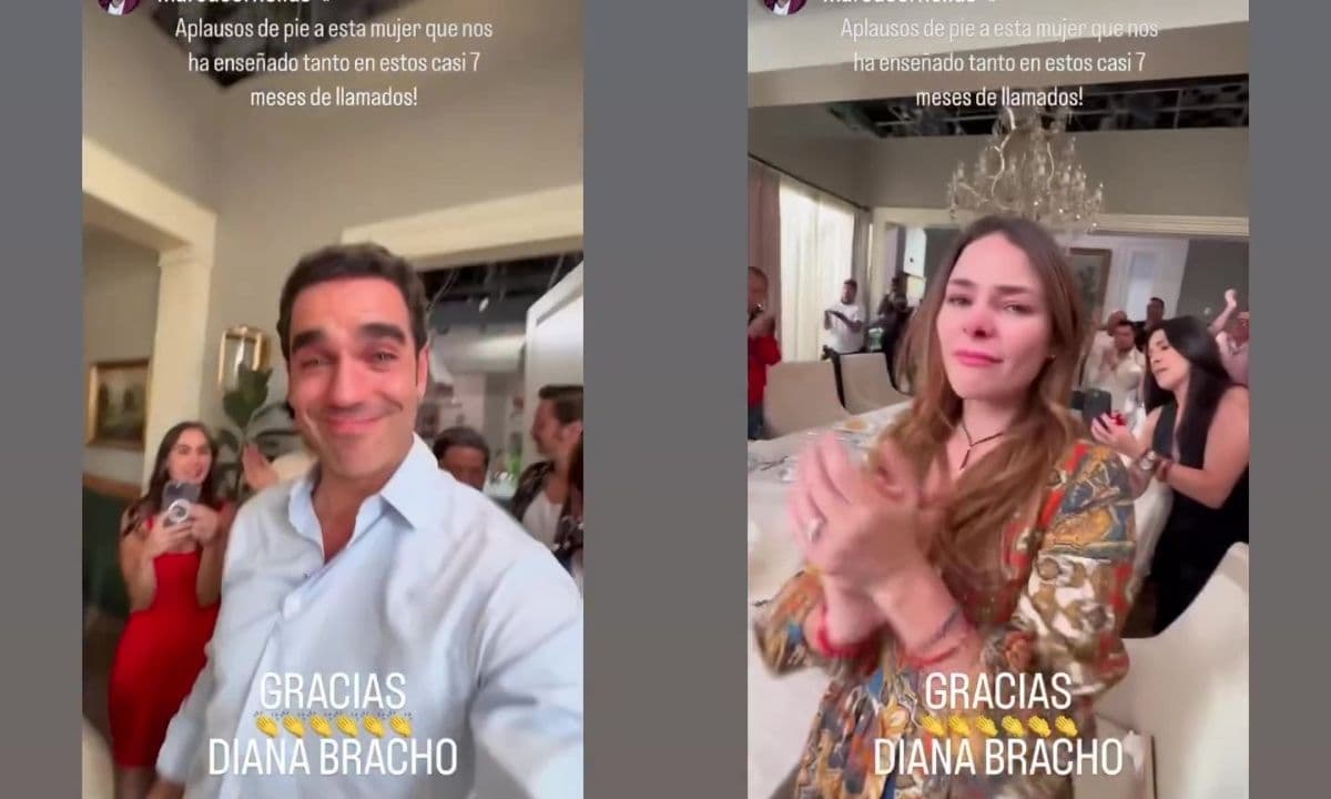 Alejandra Robles Gil no aguantó las lágrimas al decirle adiós