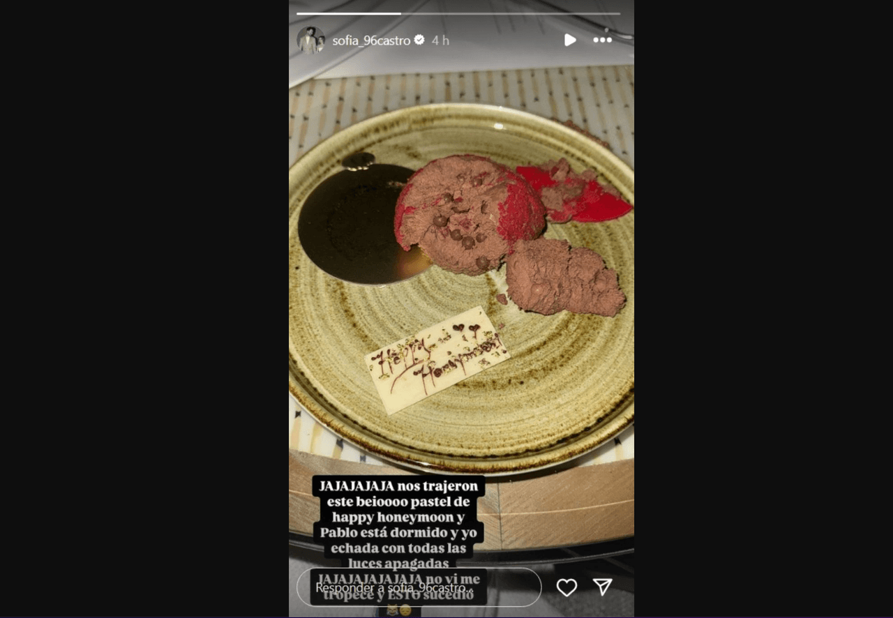 Sofía Castro da detalles del accidente que sufrió en su luna de miel