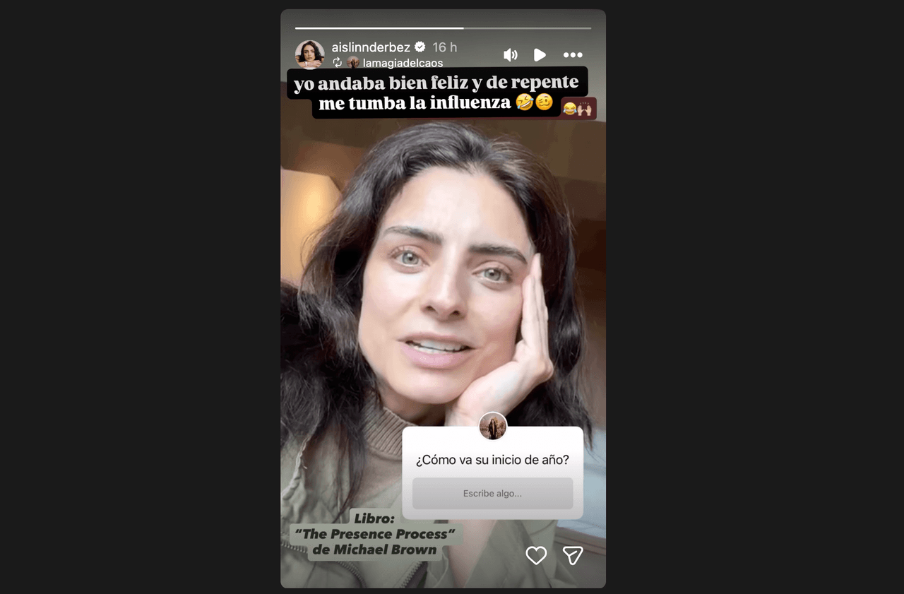 Aislinn Derbez está delicada de salud a semanas de su hospitalización: revelan qué padece