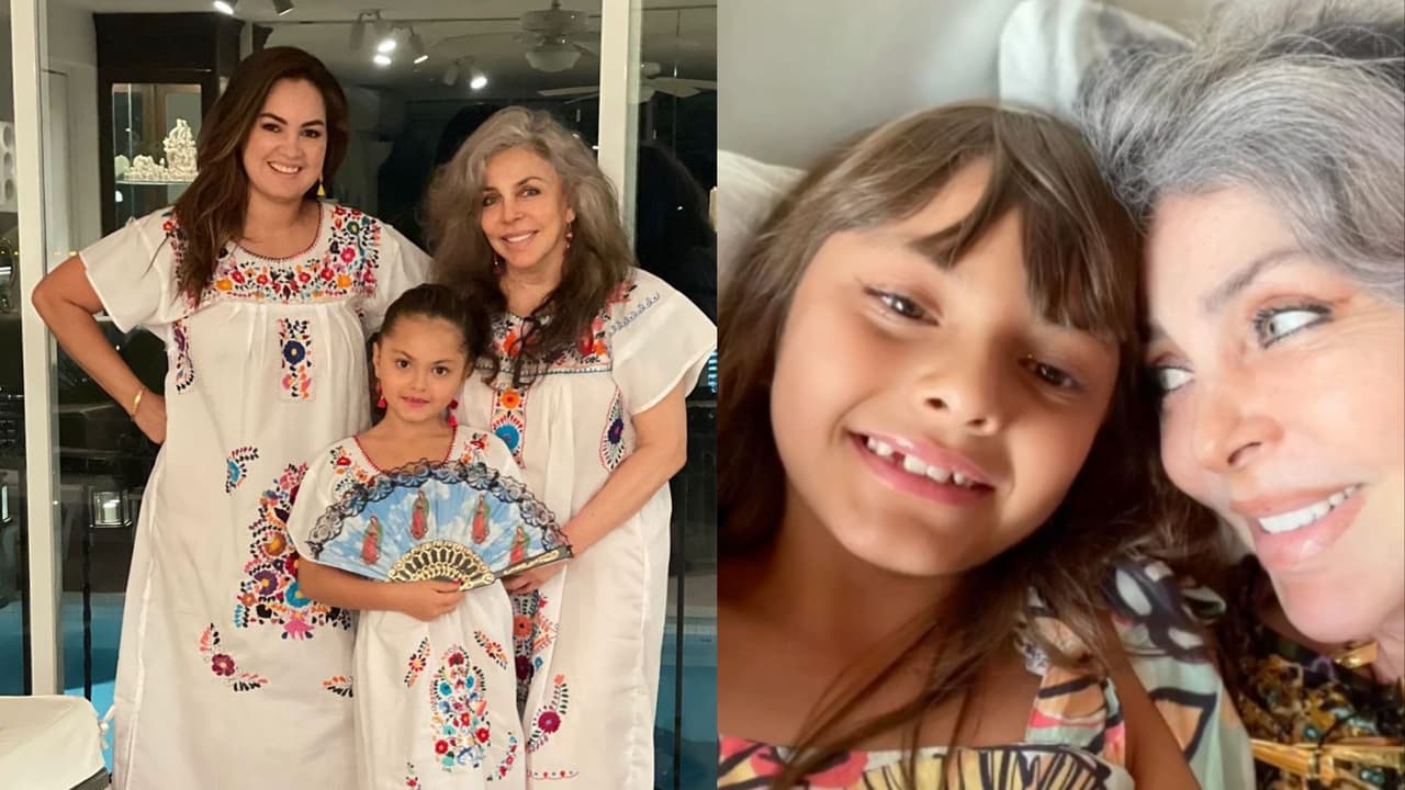 Rafaela es la nieta más chica de Verónica Castro