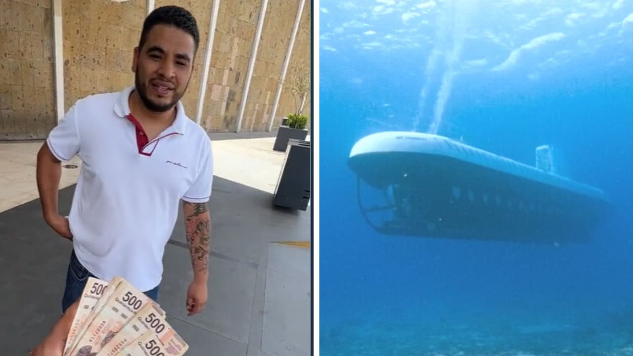 Tiktoker regala viaje en submarino todo pagado y además ofrece dinero: ¿tú lo harías?