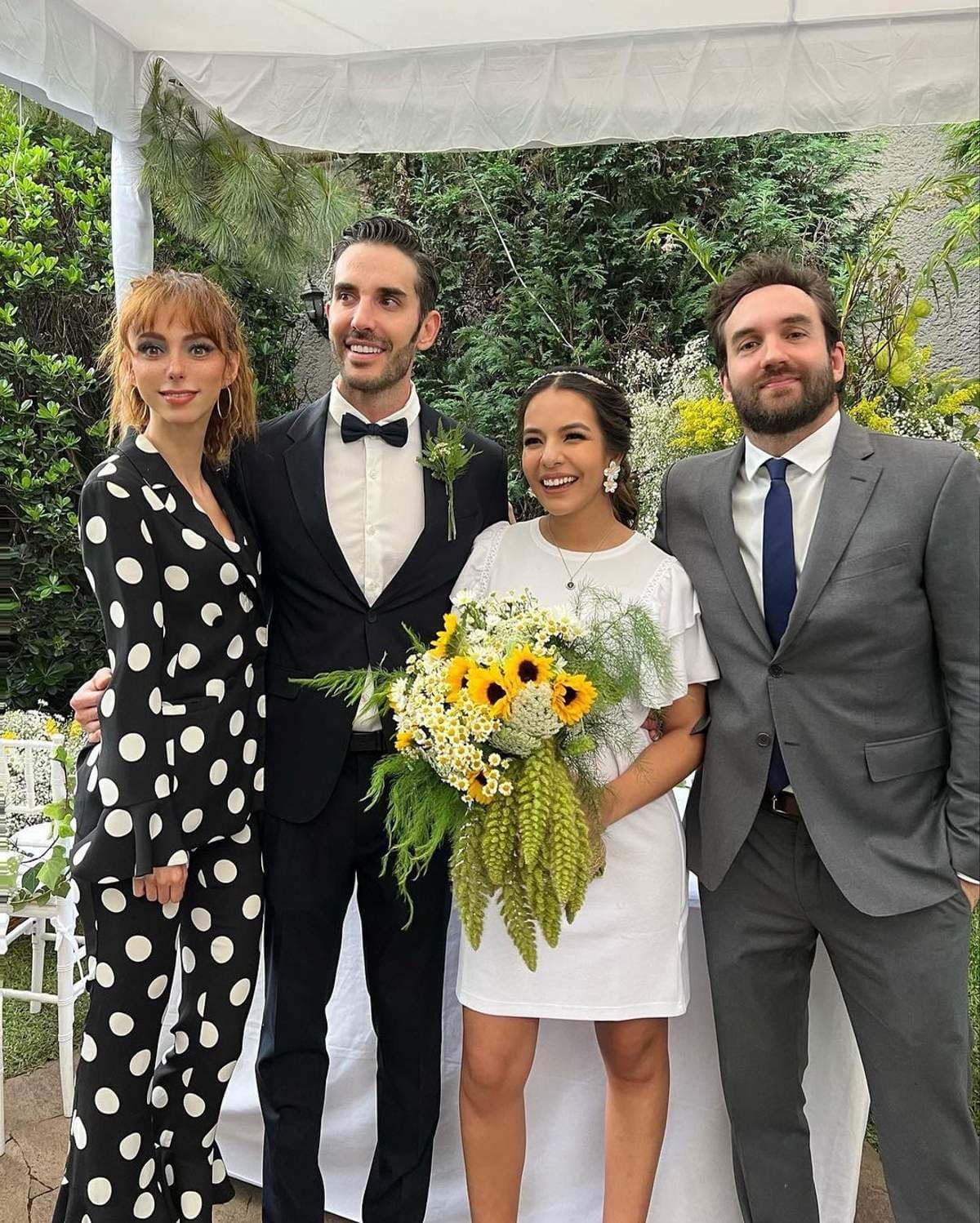 Natalia Téllez rompe en llanto en boda de Pedro Prieto