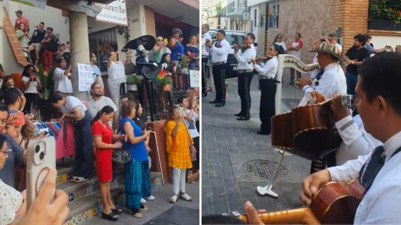 Extranjeros buscan demandar a restaurante por su música y vecinos se 'desquitan' llevándoles serenata