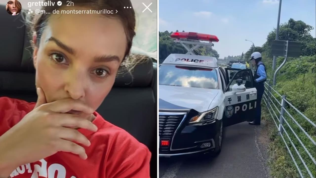 Grettell Valdez sufre incidente en Japón.