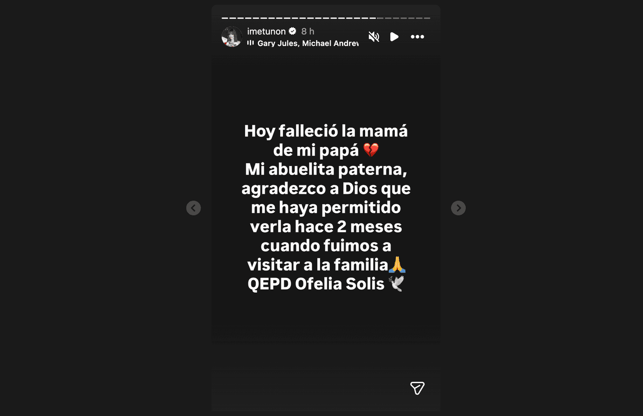 Imelda Tuñón llora repentina muerte tras sufrir impacto de bala; devastada, revela qué fue lo que pasó