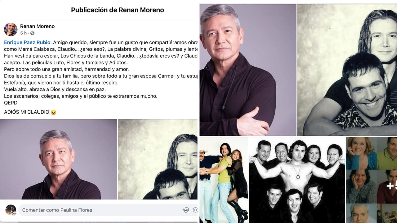 Muere el actor mexicano Enrique Páez Rubio.