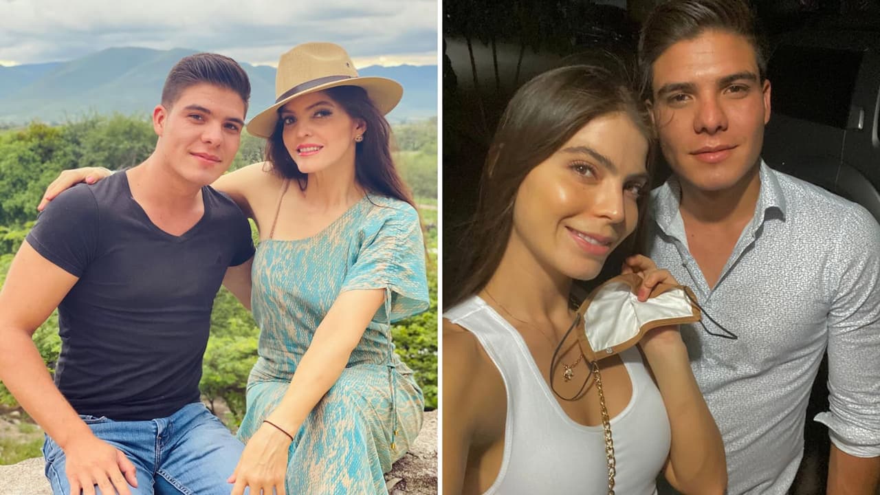 Alejandro, junto a Ana Bárbara y Esmeralda Ugalde.