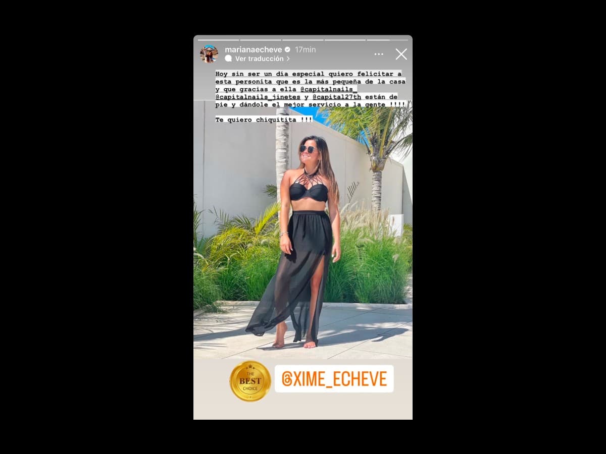 Mariana Echeverria presume a su hermana y sorprende por ser su clon.