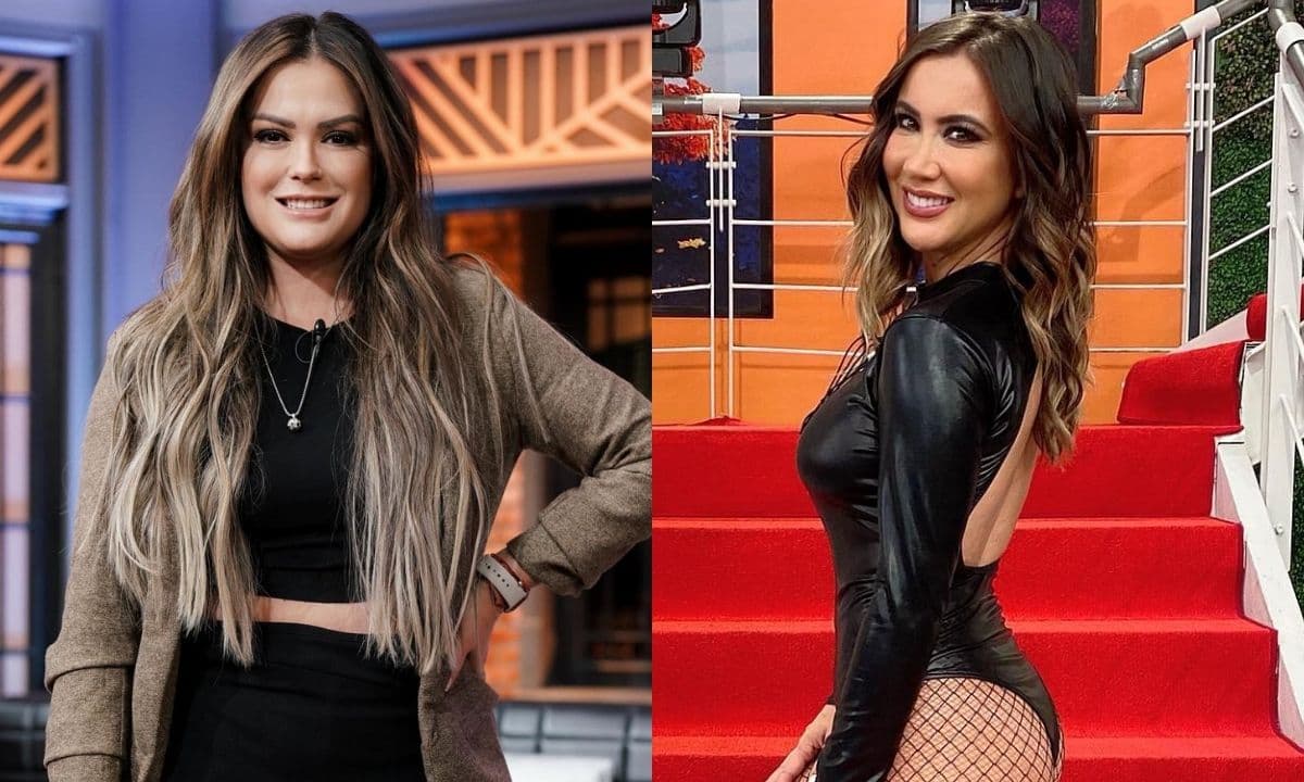 Las conductoras protagonizaron el peculiar momento en Me Caigo de Risa