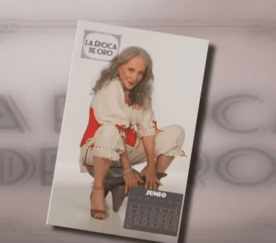 En este episodio, Vega apareció junto a Lucía Guilmáin, Mara Escalante y Martha Ofelia Galindo para convertirse en 'chicas de calendario'.