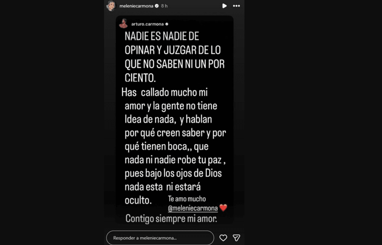 Arturo Carmona da la cara por su hija Melenie tras pleito con Alicia Villarreal y lanza fuerte advertencia: “Has callado mucho”