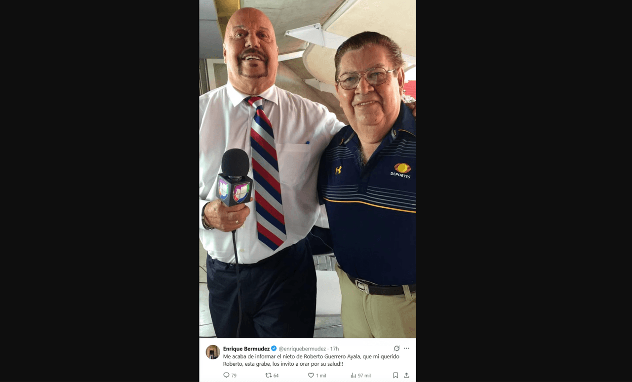 Piden oraciones para comentarista de Televisa Deportes; lo reportan grave