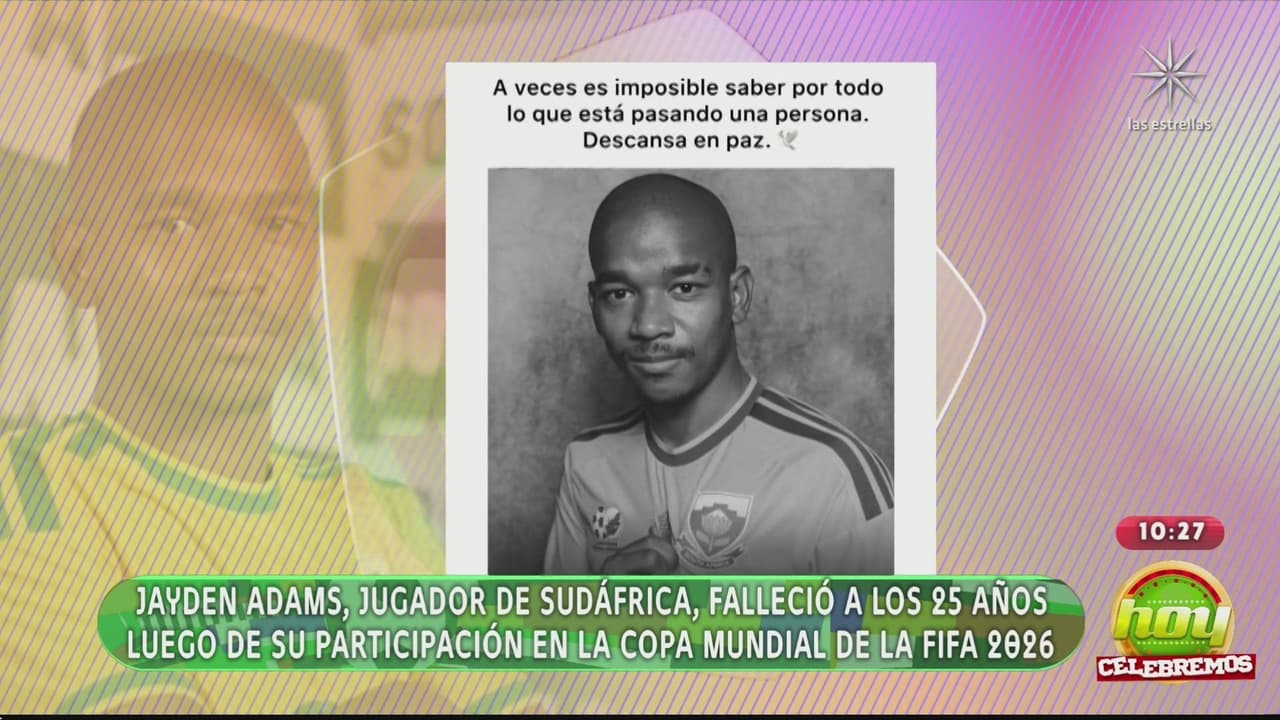 Muere el jugador Jayden Adams.