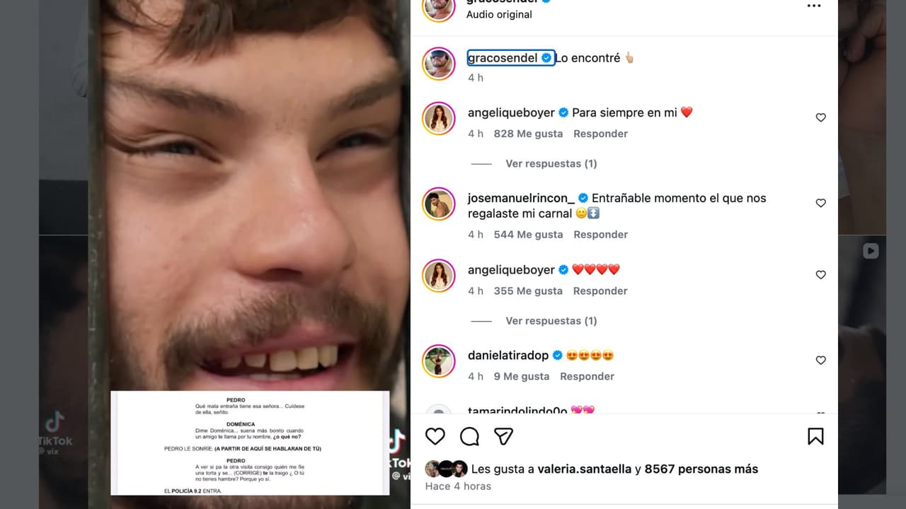 Graco Sendel muestra el guion de su viral escena en 'Doménica Montero'.