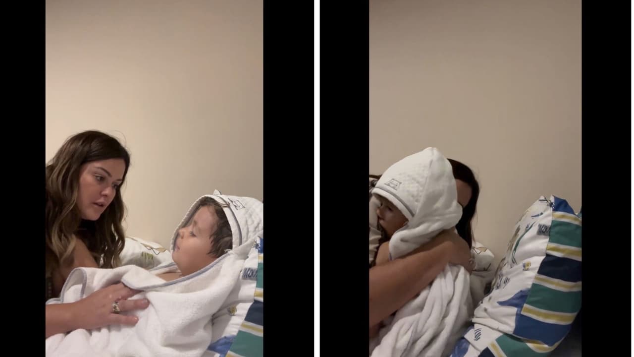 Antes de entrar a 'La Casa de los Famosos', Mariana Echeverría se despidió de su hijo Lucca