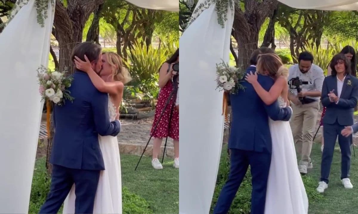 El actor dejó ver lo feliz que está con su matrimonio