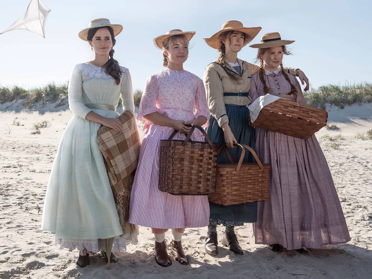 Emma Watson, Florence Pugh, Saoirse Ronan y Eliza Scanlen protagonizan 'Mujercitas' (2019)