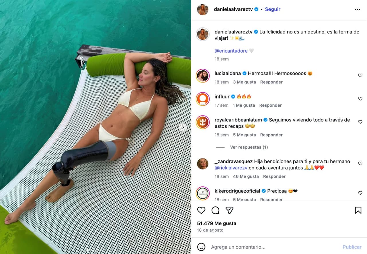 Daniela Álvarez, ex Miss Colombia.