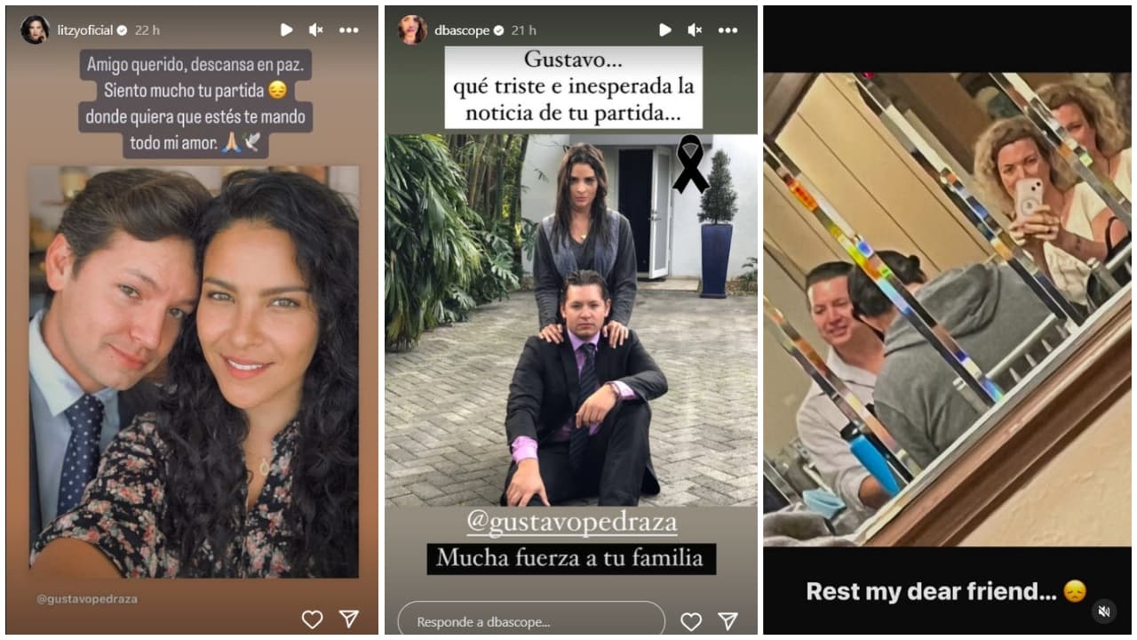 Litzy, Daniela Bascopé y Katie Barberi lamentaron la muerte de Gustavo Pedraza