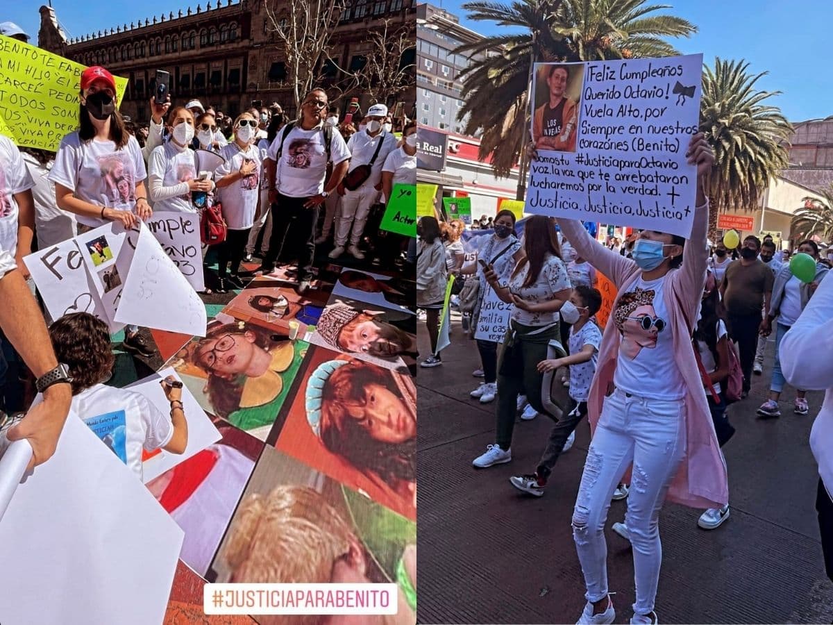 Familiares del actor de 'Vecinos' y cientos de fanáticos se reunieron en el Centro Histórico de la Ciudad de México para exigir que la causa de su muerte se esclarezca.