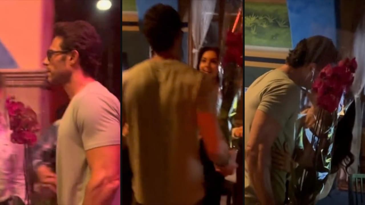 Sebastián Rulli sorprende a Angelique Boyer en las grabaciones de la telenovela 'Doménica Montero'