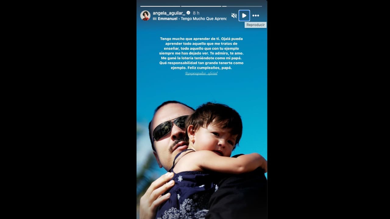 Ángela Aguilar dedica tierno mensaje a su padre Pepe Aguilar por su cumpleaños
