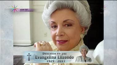 Muere Evangelina Elizondo