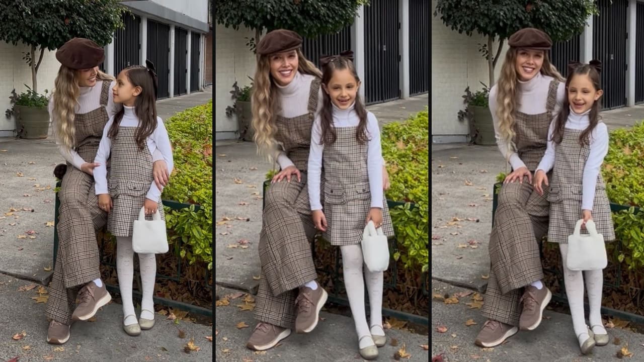 Marlene Favela junto a su hija Bella