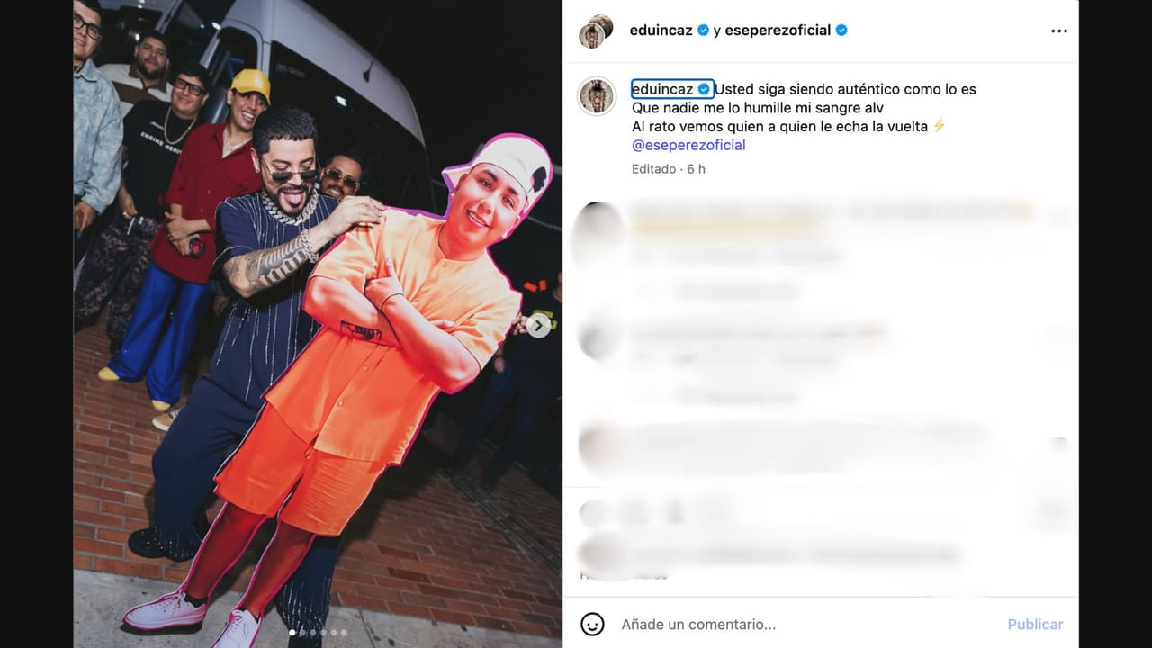 Eduin Caz muestra su apoyo a Ese Pérez tras polémicas en La Casa de los Famosos México 2026