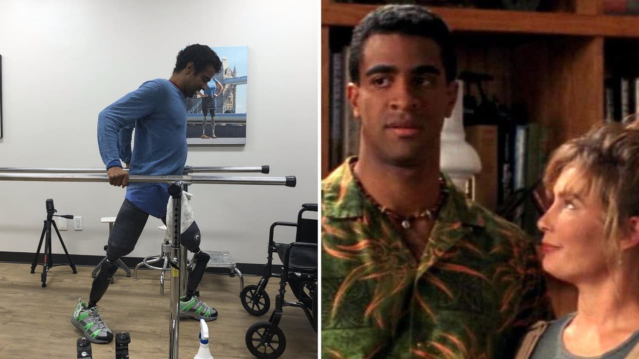 Obi Ndefo, actor ‘Dawson's Creek’, perdió las piernas en 2019.