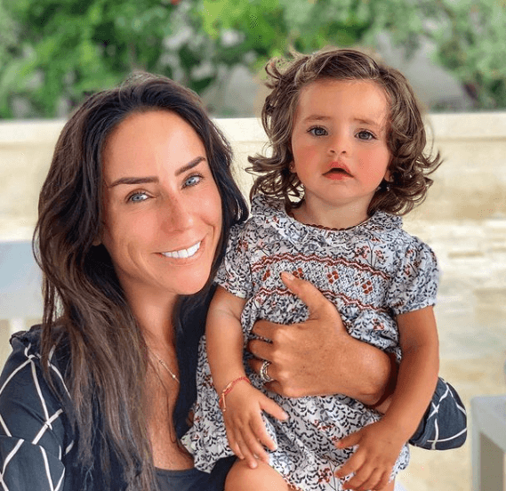 Inés Gómez Mont está de fiesta por el tercer cumpleaños de María, la menor de sus seis hijos