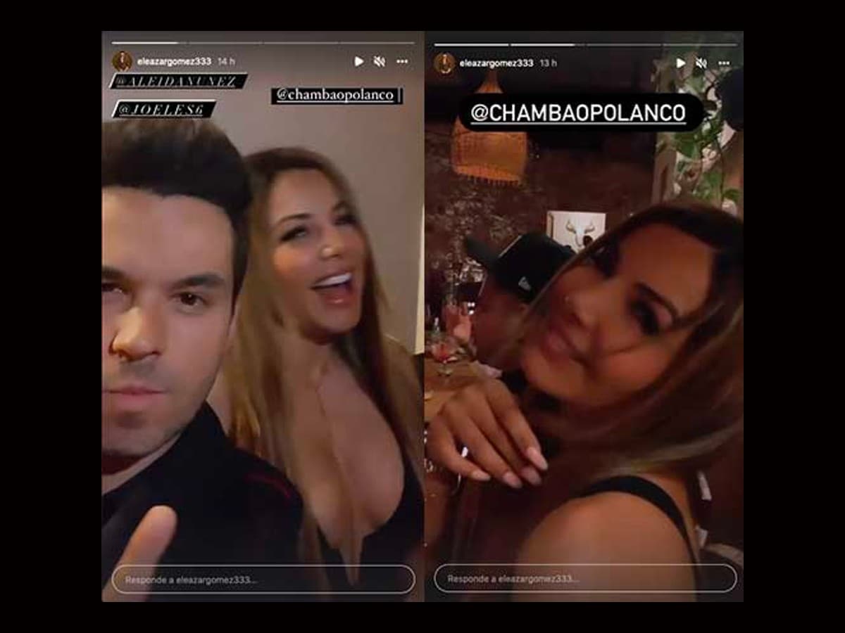 El actor se divirtió como nunca con Aleida Núñez.