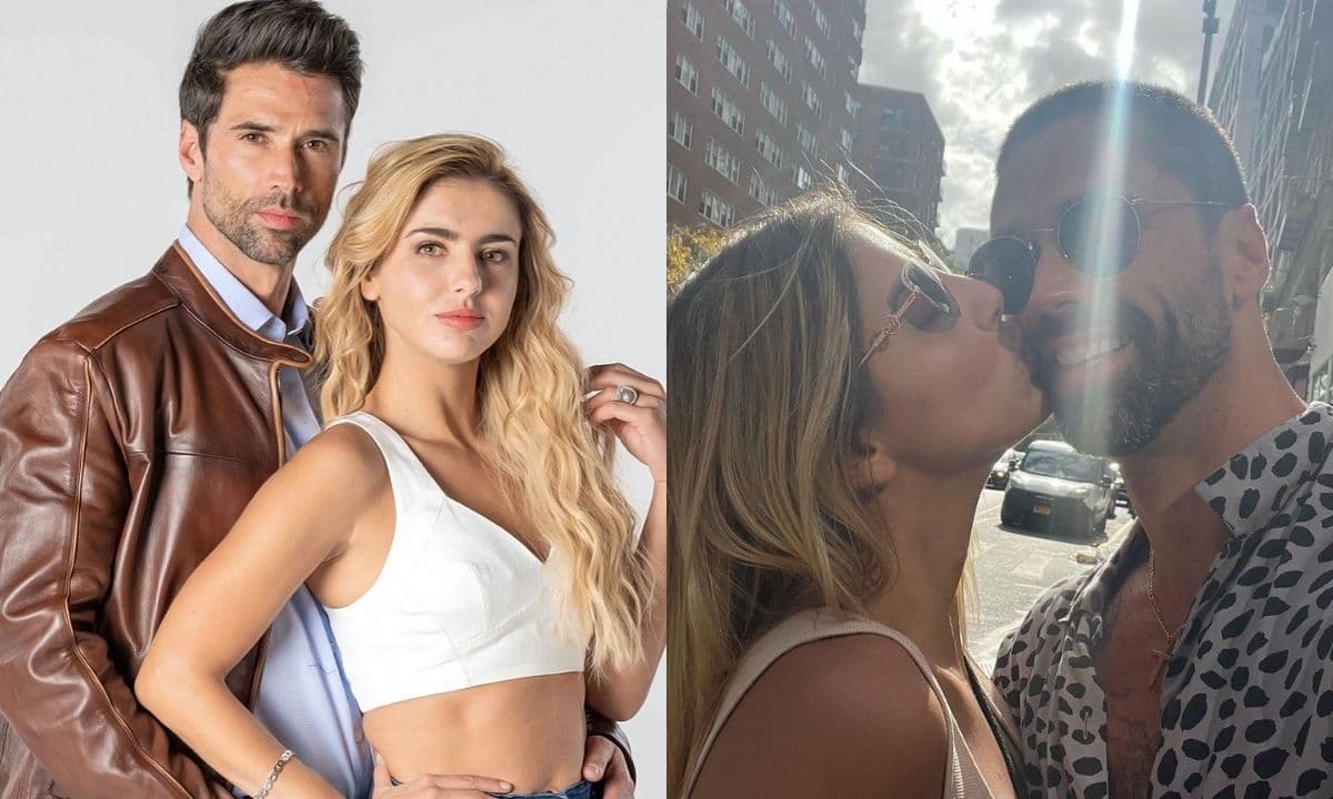 La actriz compartió una romántica fotografía junto al protagonista de 'Cabo'