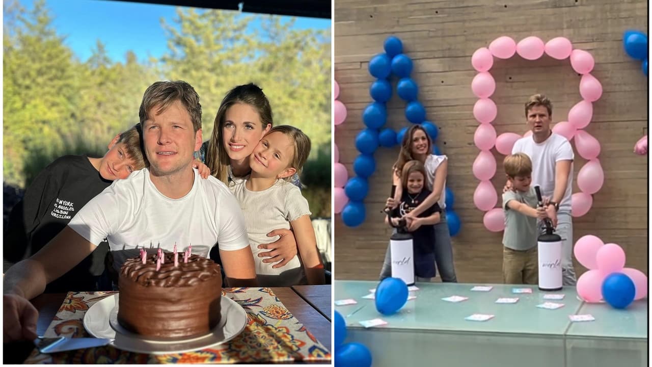 Alexander Acha será padre por tercera ocasión: Junto a su familia revela el sexo de su bebé