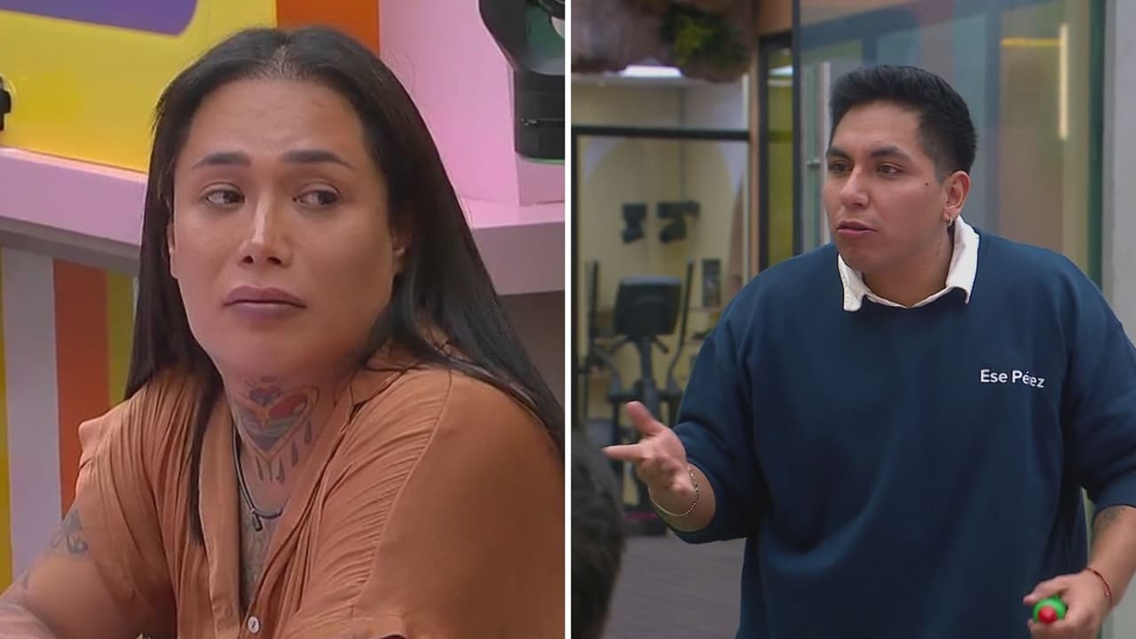 Karina le da la espalda a Ese Pérez y tras fuerte discusión defiende a Yahir