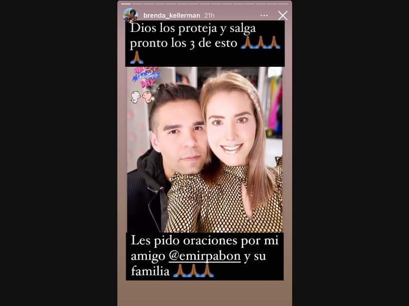 Brenda Kellerman pide oraciones por Emir Pabón y su esposa.