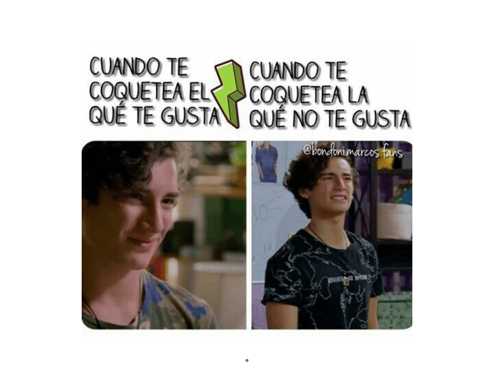 Cuando te coquetea el que te gusta...