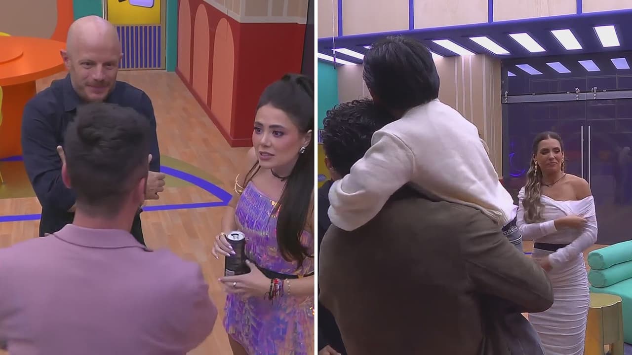 La Jefa se percata de lo que están haciendo los exhabitantes, interrumpe la fiesta y les llama la atención: "No me quiero ir"