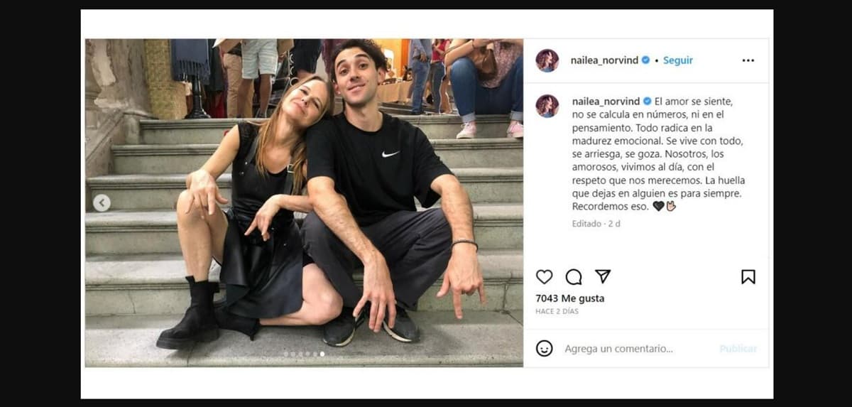 El artista plástico habló de su romance con la actriz de telenovelas