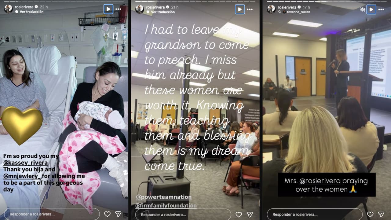 Rosie Rivera comparte la primera foto junto a su nieto