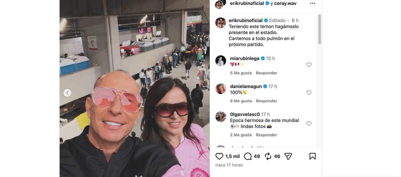 Tras fotos con Andrea Legarreta, Erik Rubín exhibe a su joven novia en impactantes fotos; su hija Mía reacciona