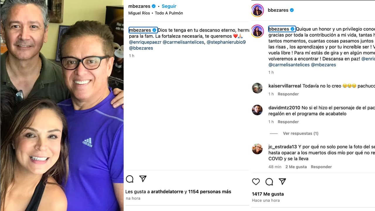 Mario Bezares y su esposa Brenda están de luto.