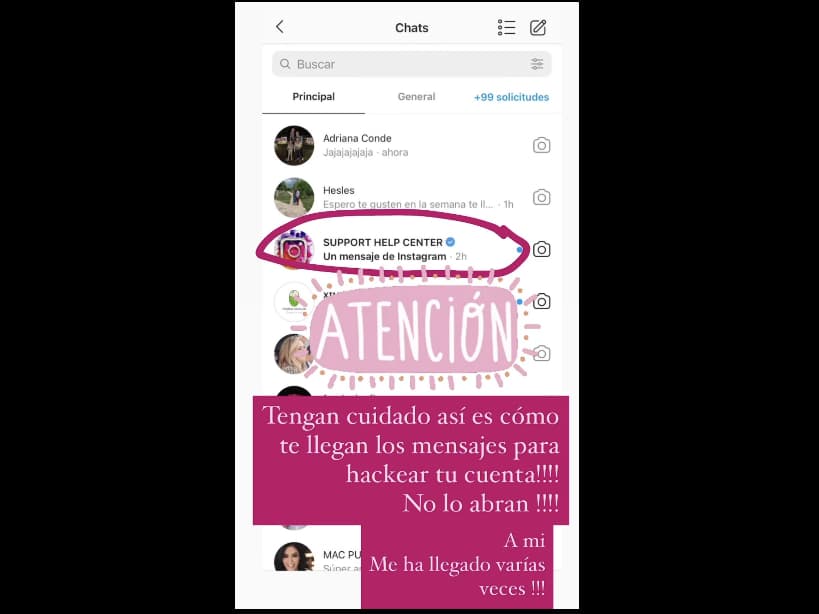 Inés Gómez Mont mostró cómo intentaron hackearla luego del robo que sufrió su amiga Marichelo Puente.
