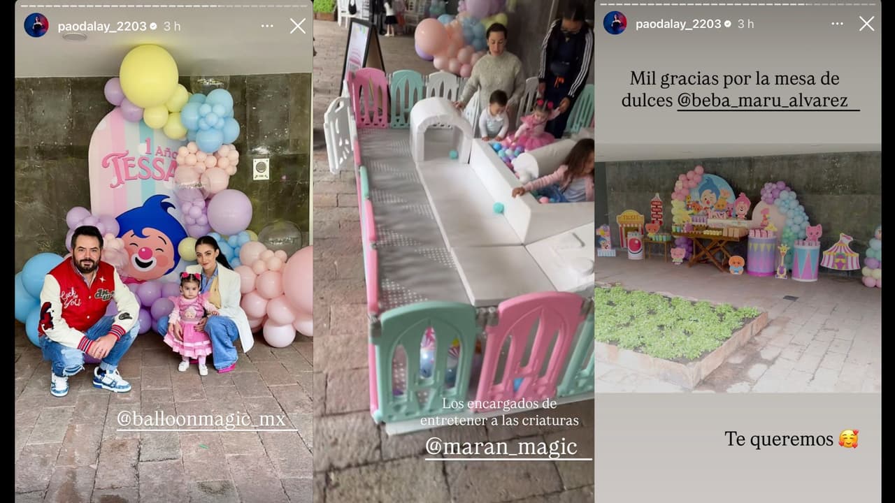 Paola Dalay compartió los primeros detalles de la fiesta de cumpleaños de su hija Tessa
