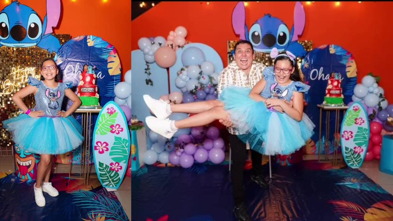Dasha celebró su cumpleaños junto a su madrastra y media hermana