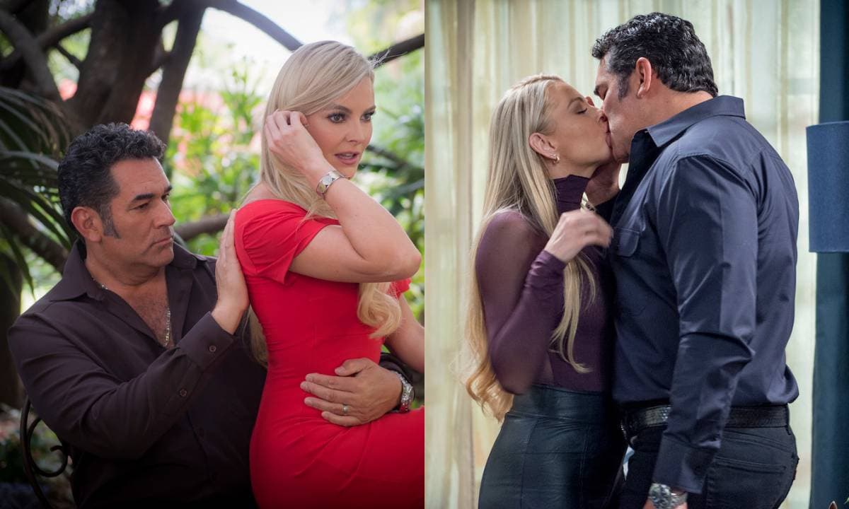 Marjorie de Sousa deja sin palabras al hablar de las escenas de pasión con Eduardo Santamarina en La Desalmada