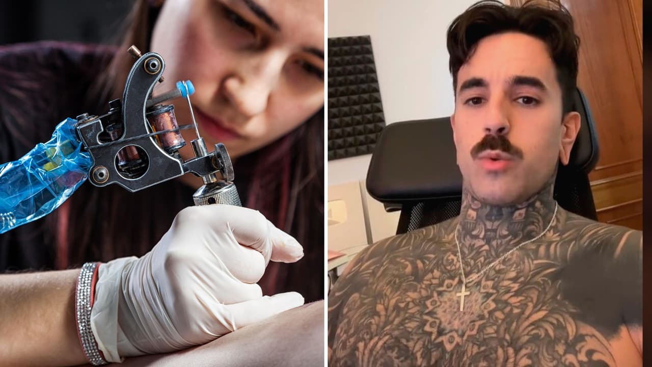 Hombre con tatuajes recomienda a sus seguidores no tatuarse y los motivos impactan a TikTok
