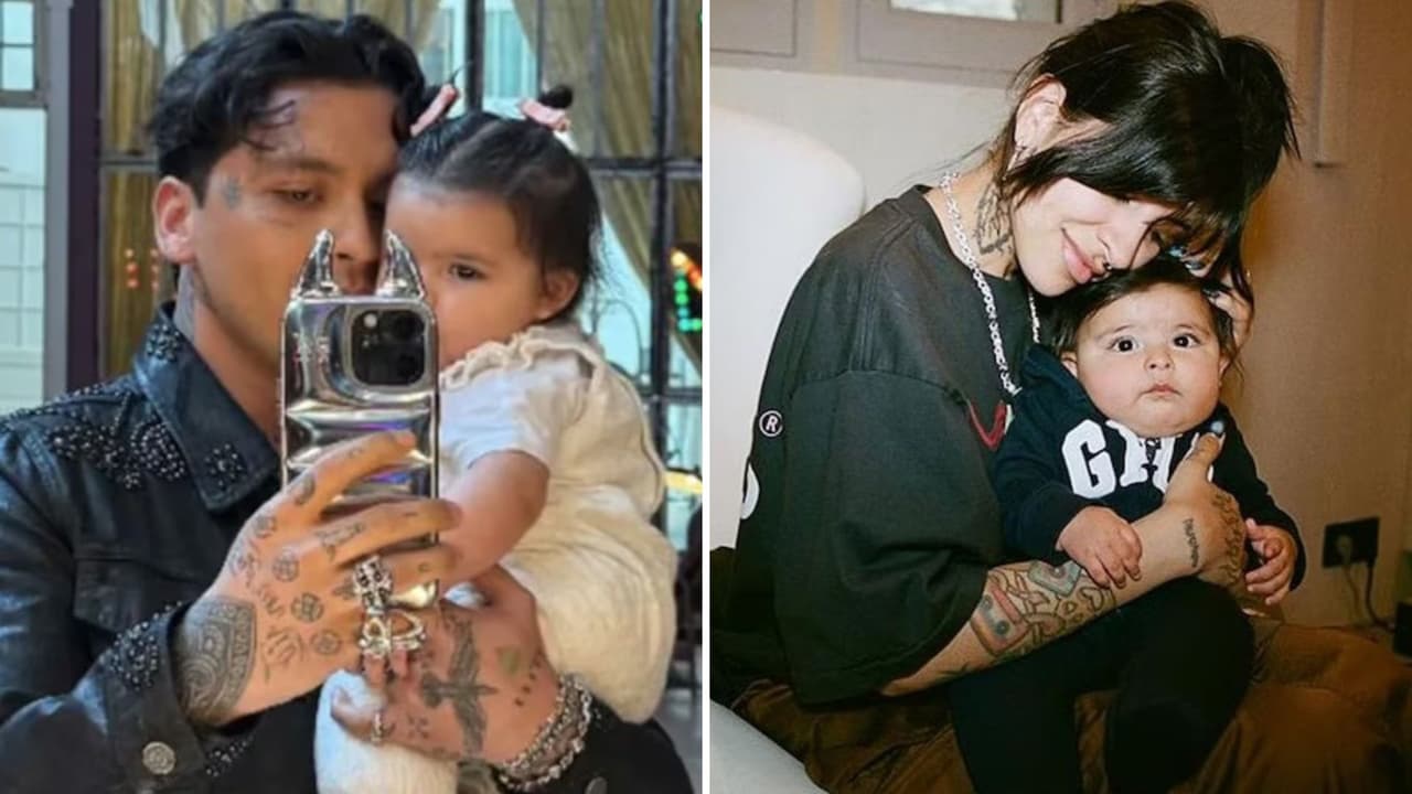 Christian Nodal reaparece con su 'bebé' y acepta que tiene los "ojos tristes"