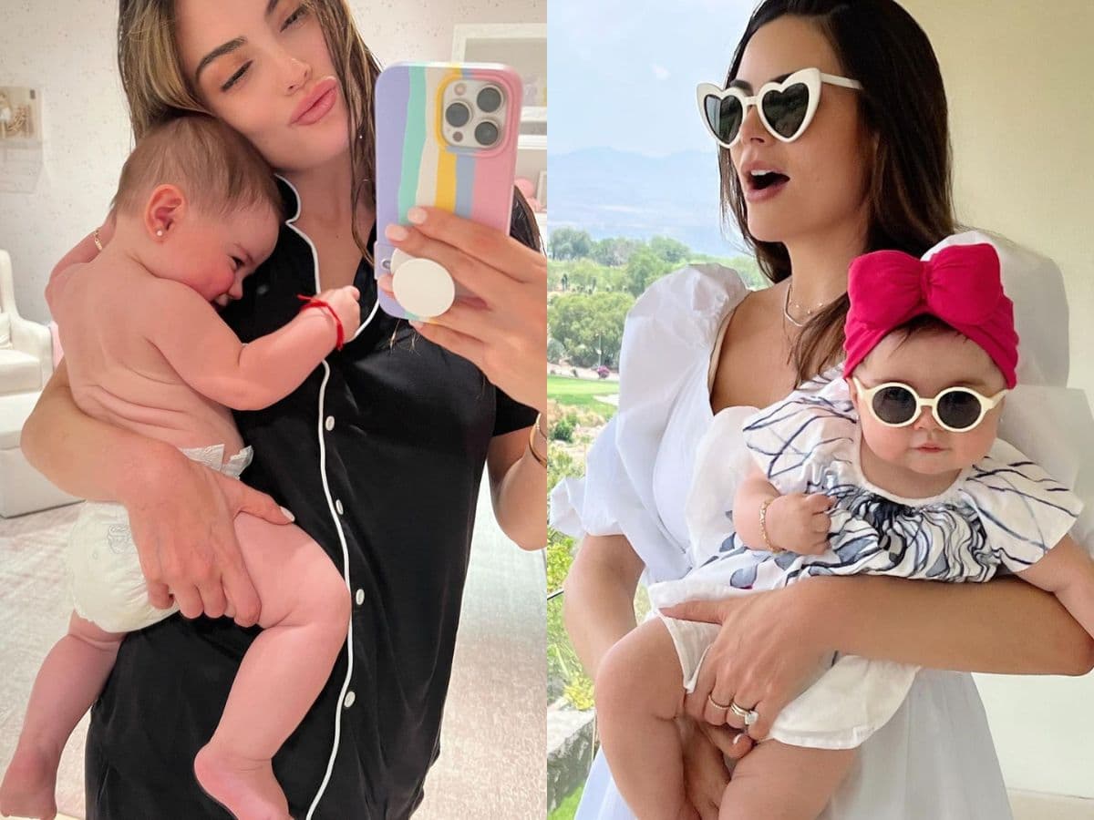 Ximena Navarrete responde a críticas por cómo carga a su hija