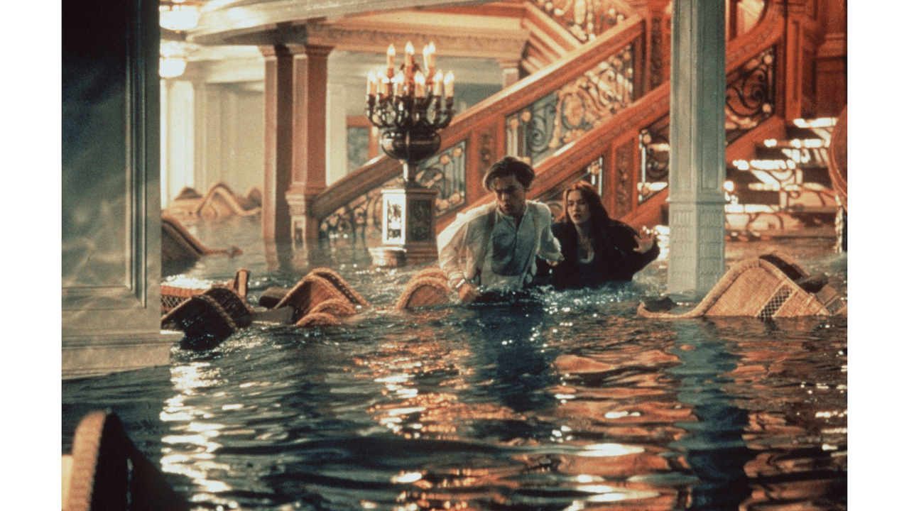 Kate Winslet y Leonardo DiCaprio en la película 'Titanic'.